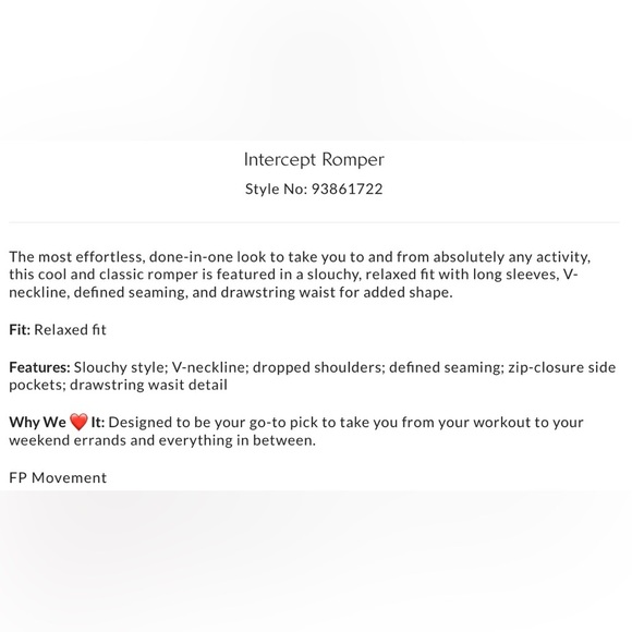 NWT Free People Movement XS Intercept Romper in Pistachio Mint Green New $128 - Picture 5 of 7